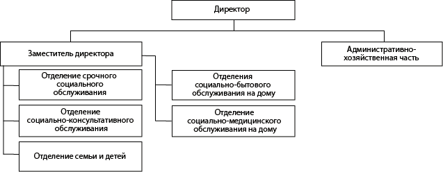 Структура ГБУ «Комплексный центр социального обслуживания населения Шатковского района»